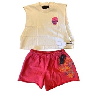 Nwt Soirit jersey shorts & top set